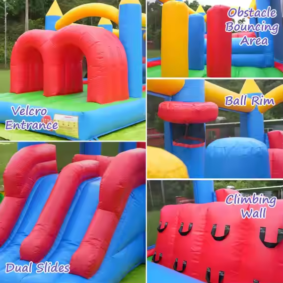 Inflatable Slide, Kids Outdoor Fun, Large Bounce Slide