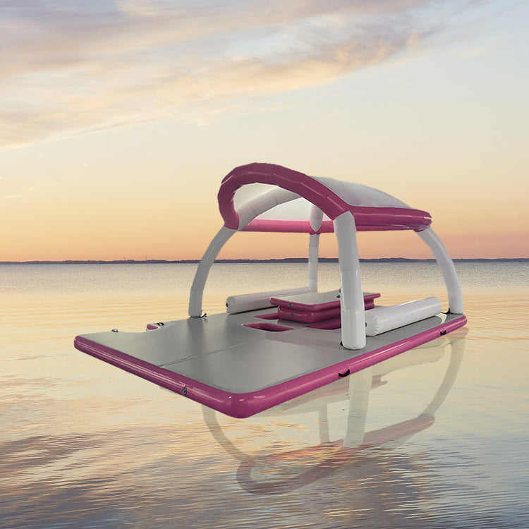 keepFuns Inflatable Dock Island 5*3.5m