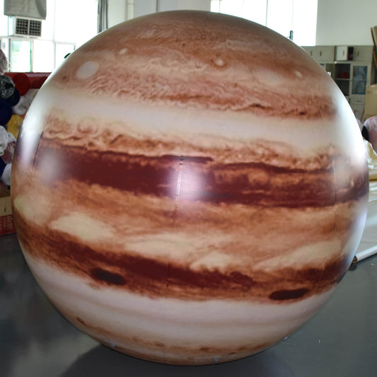 Keepfuns Inflatable Jupiter model, large simulated planet inflatable model, astronomy science exhibition props, planet theme advertising balloon