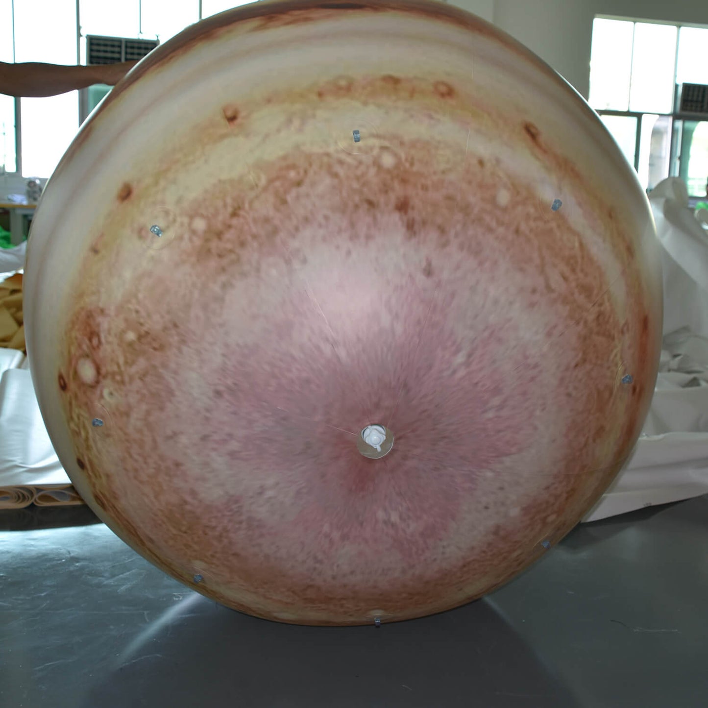 Keepfuns Inflatable Jupiter model, large simulated planet inflatable model, astronomy science exhibition props, planet theme advertising balloon