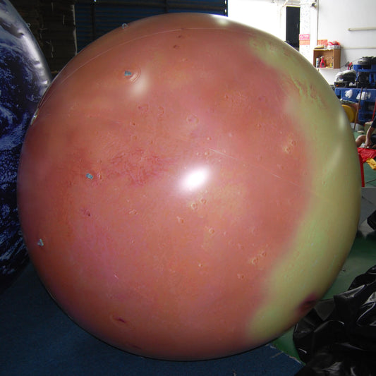 KeepFuns Inflatable Mars model, large simulated planet balloon, astronomy science exhibition props, universe theme event decoration inflatable model