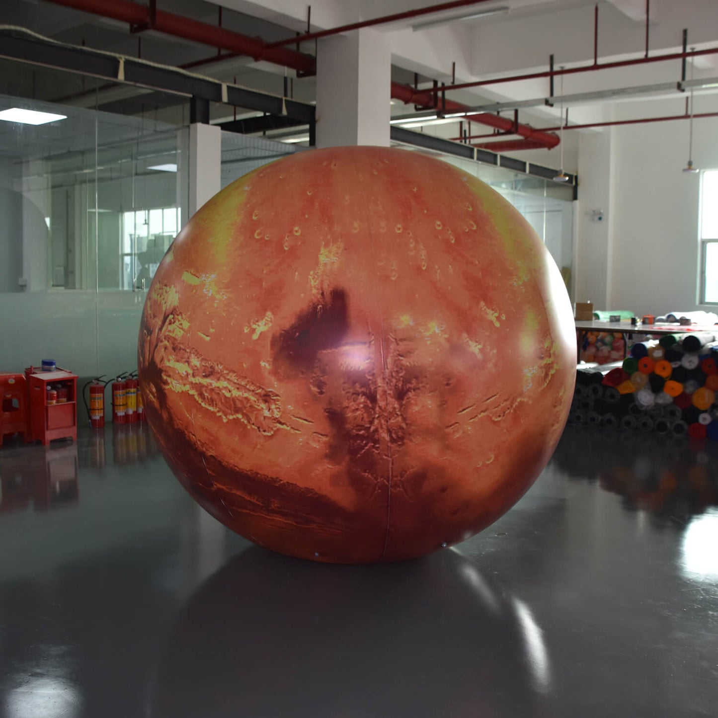 KeepFuns Inflatable Mars model, planet-themed advertising model, space science exhibition props, large simulated planet balloon