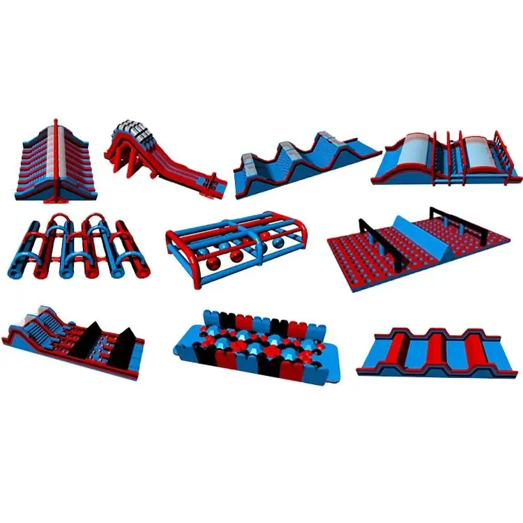 Inflatable Obstacle Course, Outdoor Fun, Party Game,3*10m