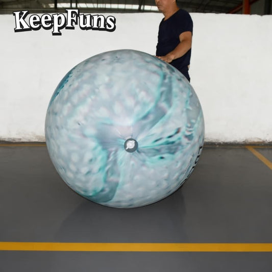 KeepFuns PVC Inflatable Planet Balloons, customizable in size and logo, made of waterproof and durable materials, suitable for shopping mall decorations, party decorations, theme events, and advertising promotions