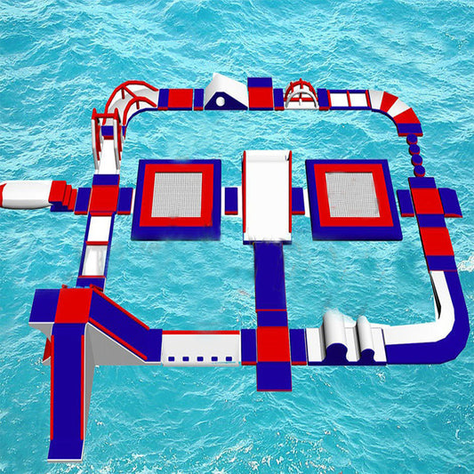 KeepFuns Inflatable Water Obstacle Course