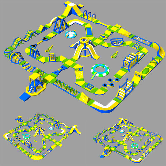 All-in-One Inflatable Water Park Solution