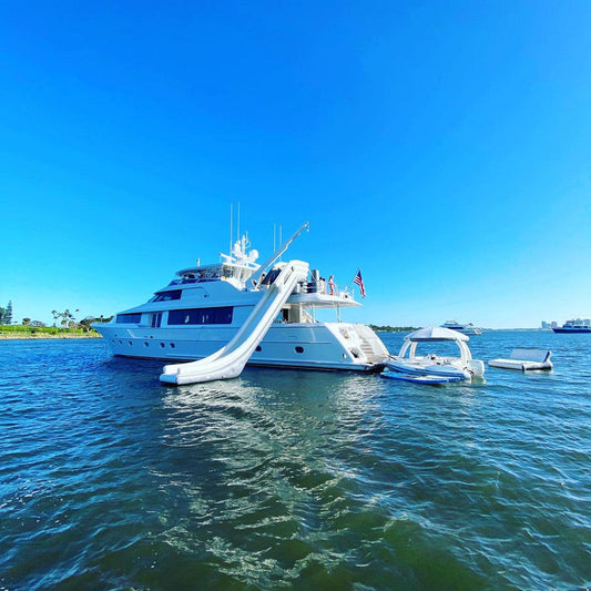 Inflatable Yacht Slide, Yacht Slide, Inflatable Slide for Yacht 6*1.5*3.9M