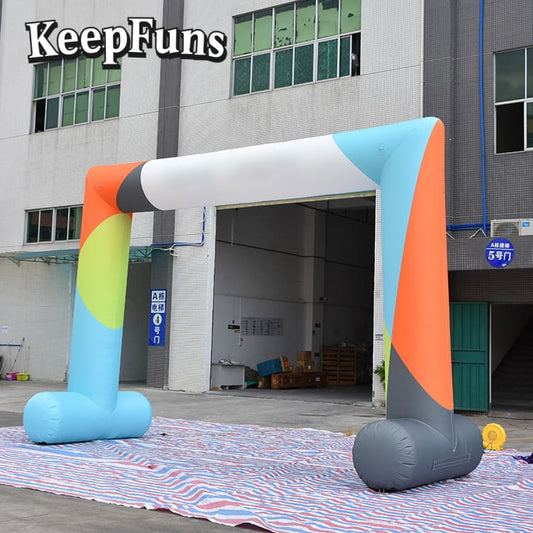 KeepFuns inflatable arch inflates quickly and is lightweight, suitable for store promotions, advertising, commercial activities, outdoor events, etc.