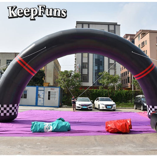 KeepFuns Inflatable Arch inflates quickly and is lightweight, suitable for store promotions, advertising campaigns, commercial events, outdoor competitions, and more.