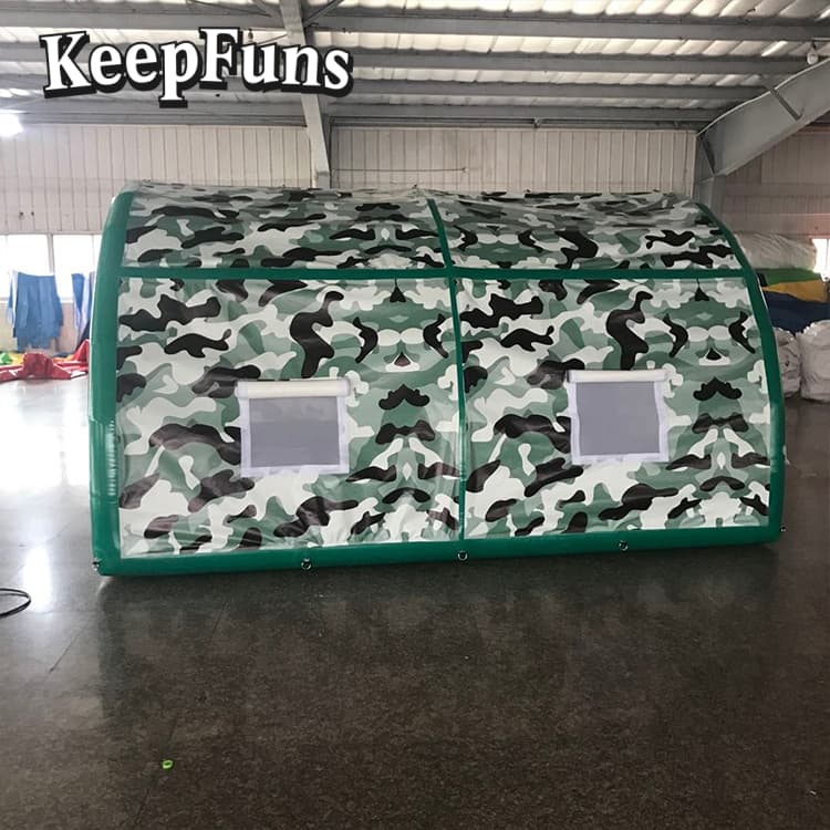 KeepFuns Inflatable Camping Tent - Logo Printable, Easy Setup for Camping, Picnics & Other Outdoor Activities