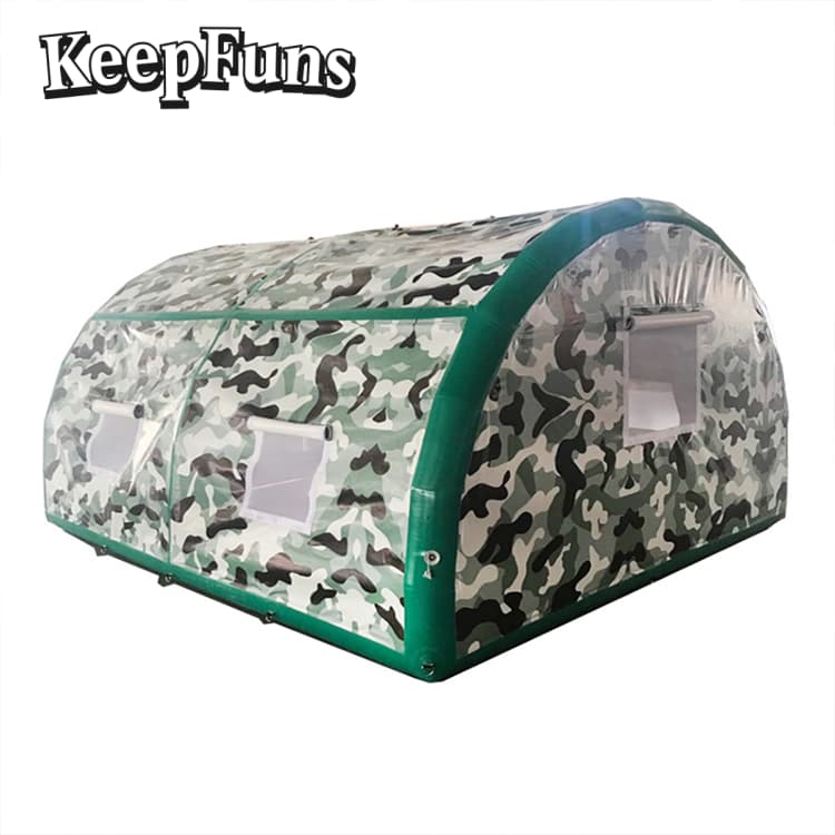 KeepFuns Inflatable Camping Tent - Logo Printable, Easy Setup for Camping, Picnics & Other Outdoor Activities