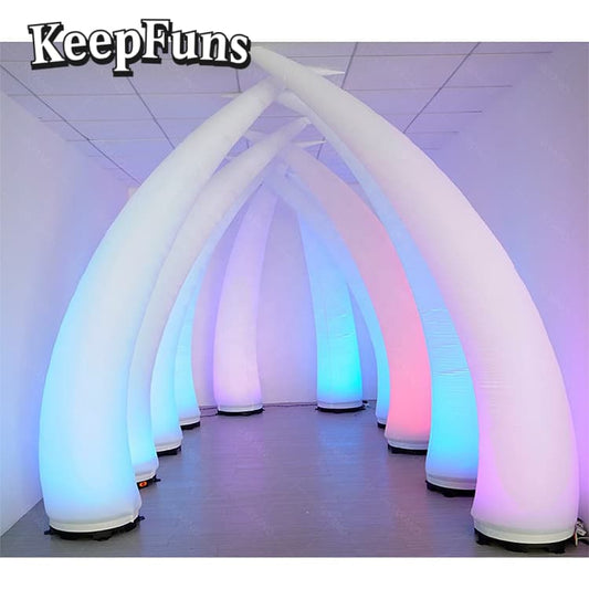 KeepFuns Inflatable Arch, which inflates quickly and is lightweight, is suitable for store promotions, advertising, commercial activities, outdoor events, etc.