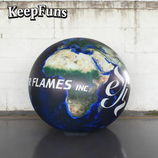 KeepFuns PVC Inflatable Planet Balloons, customizable in size and Logo, made of waterproof and durable material, suitable for shopping mall decorations, party decorations, theme events, and advertising promotions.
