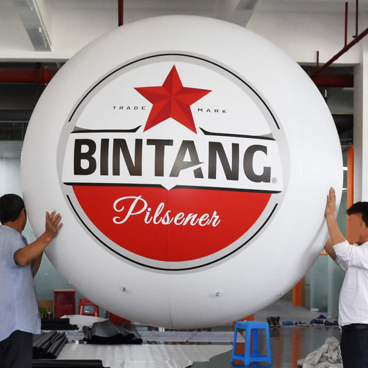KeepFuns Inflatable beer advertising ball for large-scale events, outdoor promotion and display props