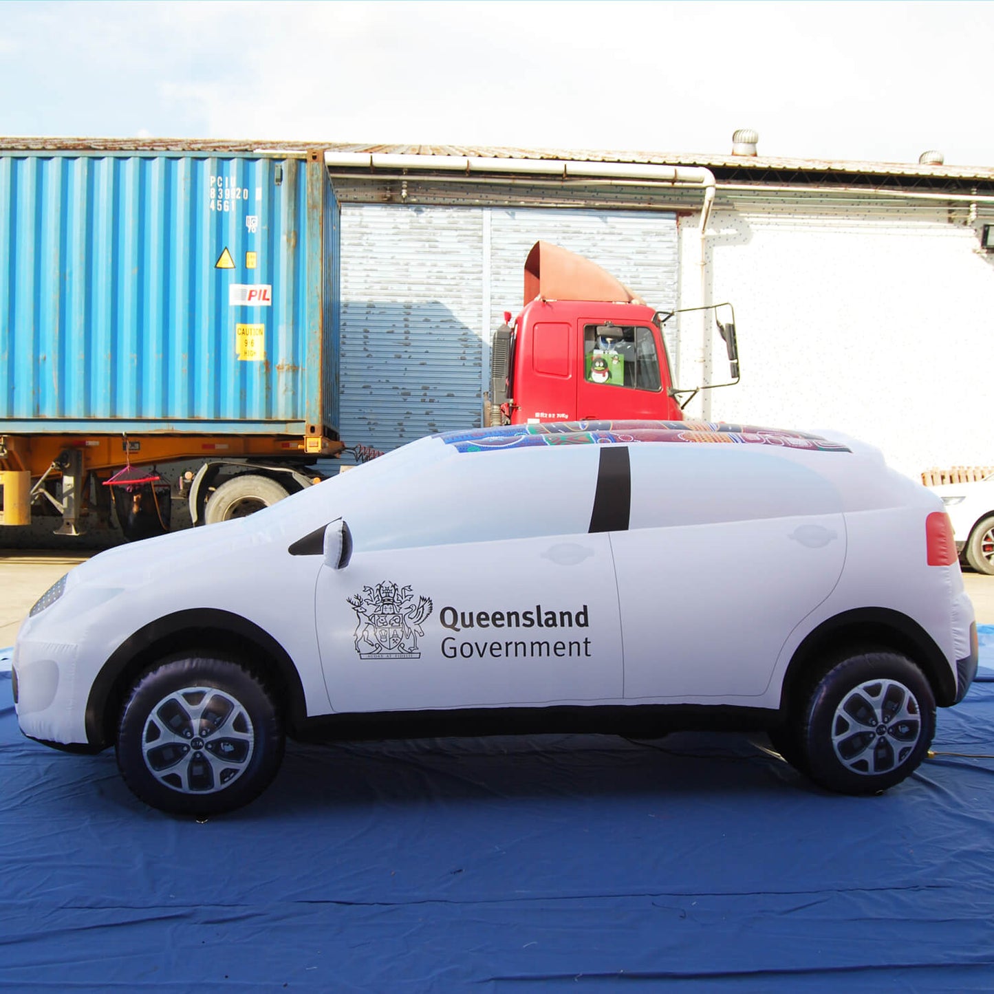 KeepFuns Inflatable car models, government propaganda models, custom display props