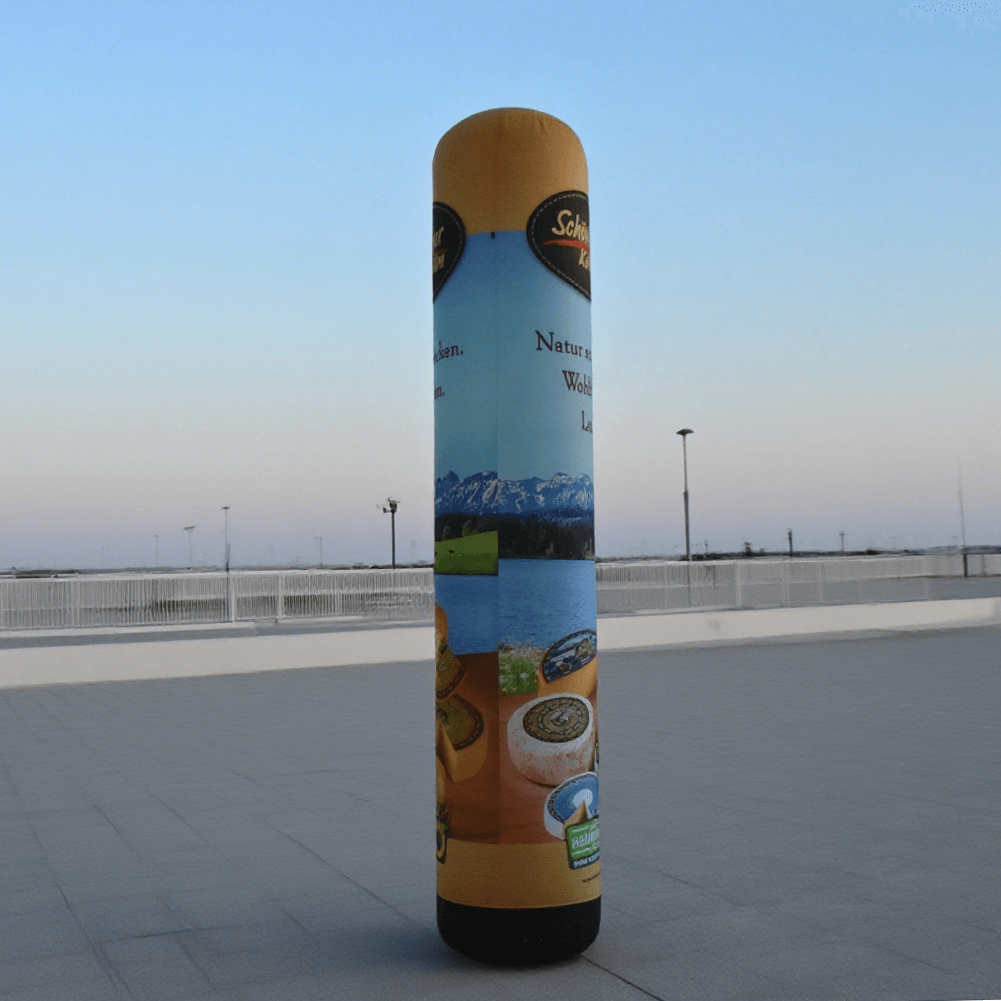 KeepFuns Inflatable cheese brand advertising column, food promotion display inflatable model, outdoor exhibition promotion props