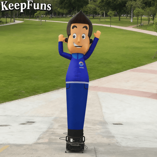 KeepFuns Cartoon Character Inflatable Dancer Advertising Model Activity Drainage Inflatable Model Outdoor Promotional Props