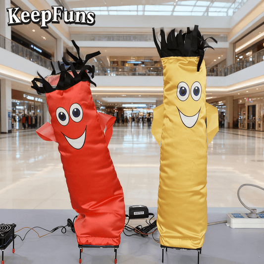 KeepFuns Colorful Cartoon Inflatable Dancer Advertising Model Shopping Mall Activity Drainage Inflatable Model Outdoor Promotional Props