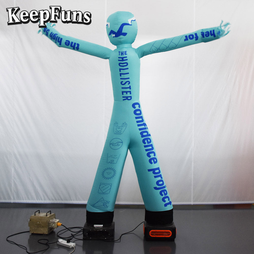 KeepFuns Multicolor Humanoid Inflatable Dancer Advertising Model Activity Drainage Inflatable Model Outdoor Promotional Props