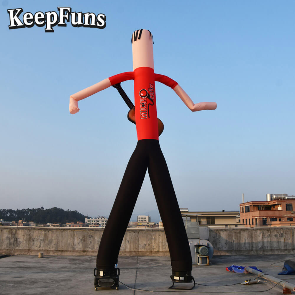 KeepFuns Music Theme Humanoid Inflatable Dancer Advertising Model Activity Drainage Inflatable Model Outdoor Promotional Props