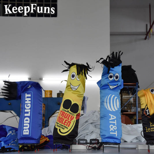 KeepFuns multi-brand joint inflatable dancing star advertising model colorful cartoon inflatable model outdoor commercial drainage props