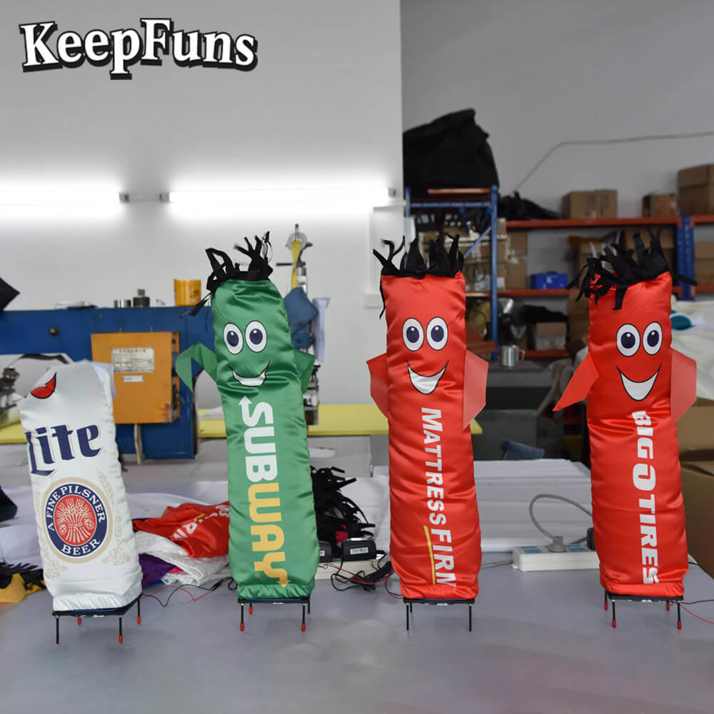 KeepFuns multi-brand joint inflatable dancing star advertising model multi-color cartoon inflatable model outdoor commercial drainage props
