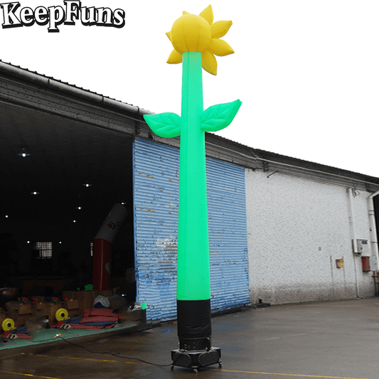 KeepFuns sunflower shaped inflatable dancing star advertising model activity drainage inflatable model outdoor promotional props