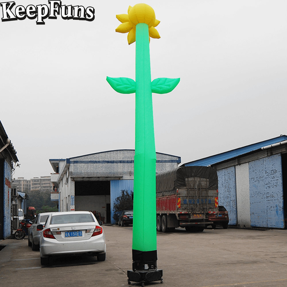 KeepFuns sunflower shaped inflatable dancing star advertising model activity drainage inflatable model outdoor promotional props