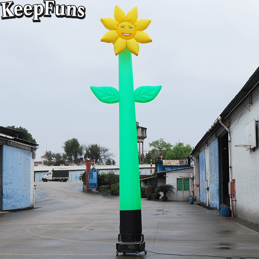 KeepFuns sunflower shaped inflatable dancing star advertising model activity drainage inflatable model outdoor promotional props