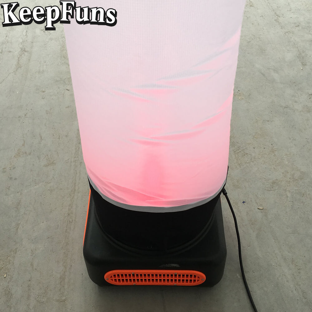 KeepFuns white inflatable dancing star advertising model activity drainage inflatable model indoor and outdoor advertising props
