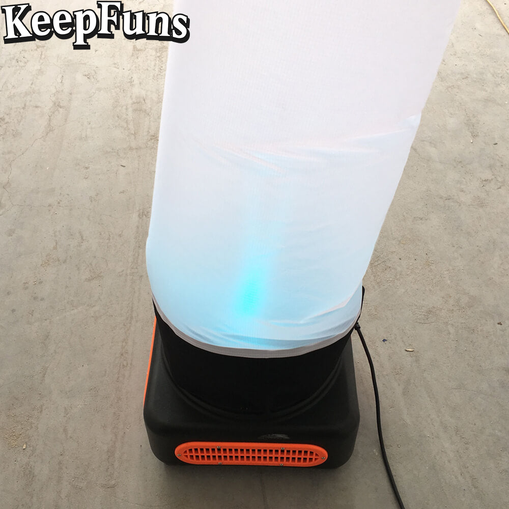 KeepFuns white inflatable dancing star advertising model activity drainage inflatable model indoor and outdoor advertising props