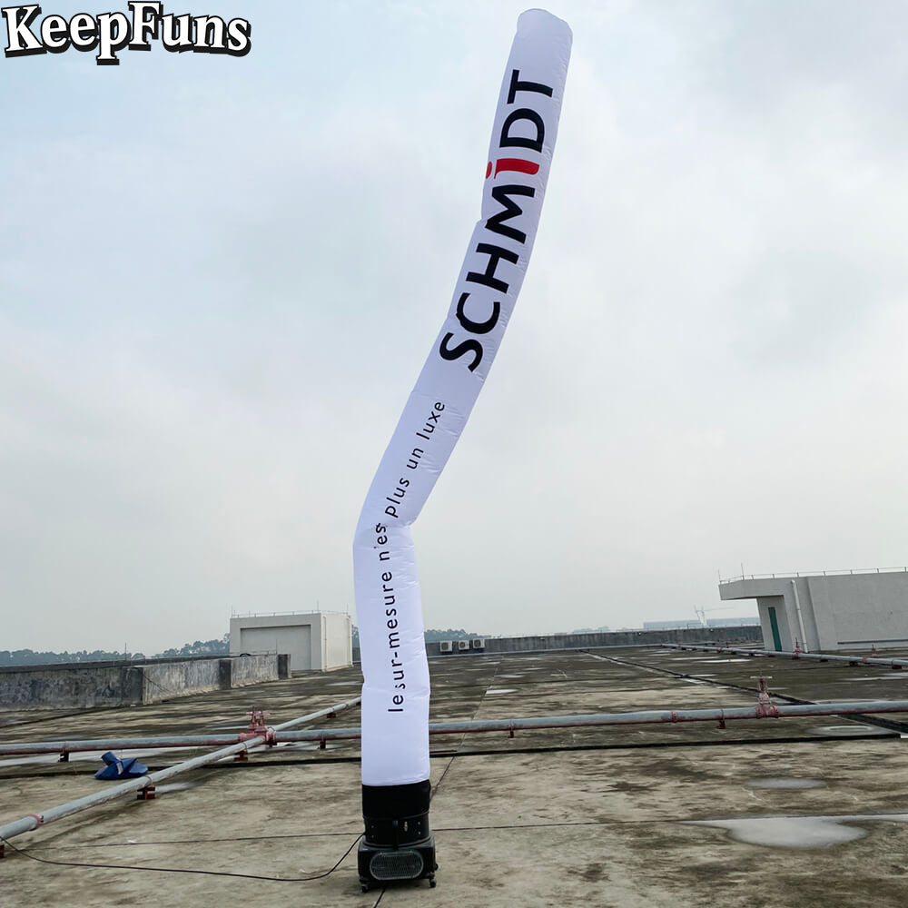 KeepFuns white inflatable dancing star advertising model brand promotion air model activity drainage advertising props