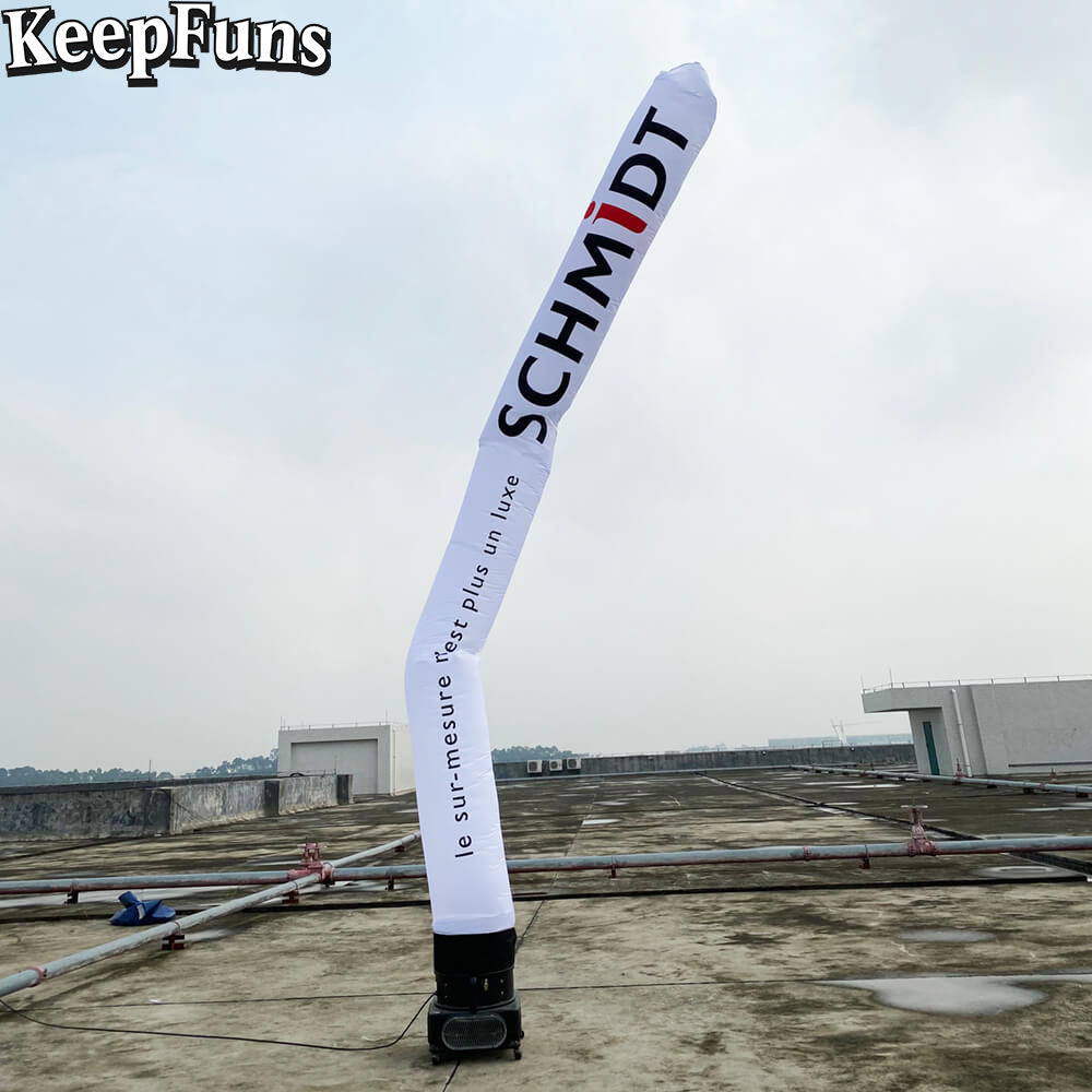 KeepFuns white inflatable dancing star advertising model brand promotion air model activity drainage advertising props