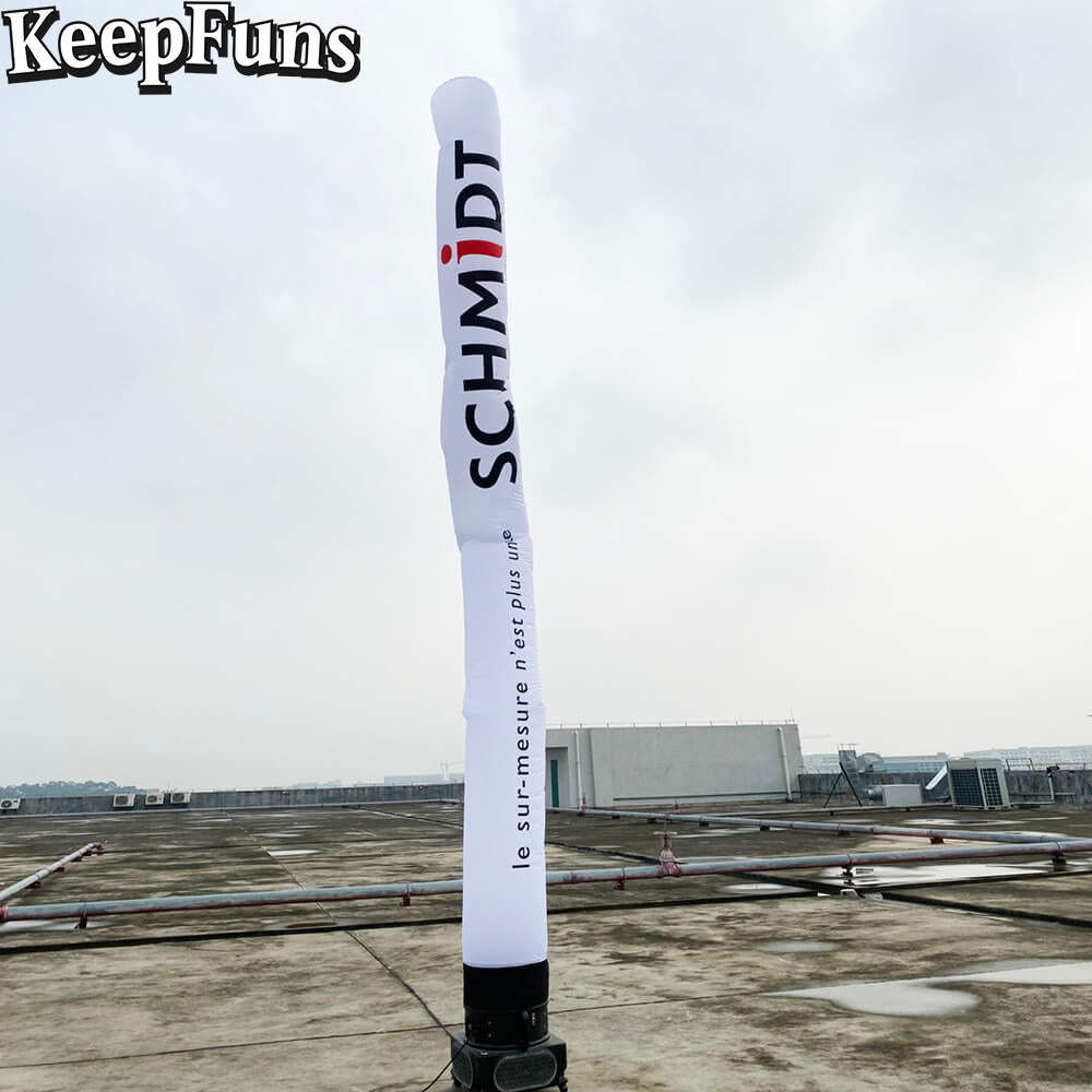 KeepFuns white inflatable dancing star advertising model brand promotion air model activity drainage advertising props