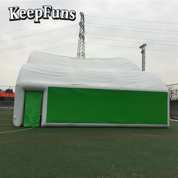 KeepFuns White large inflatable tent, easy to set up, lightweight, sturdy, customizable in size, color and printed content, suitable for wedding parties, gathering parties, night discos, etc.