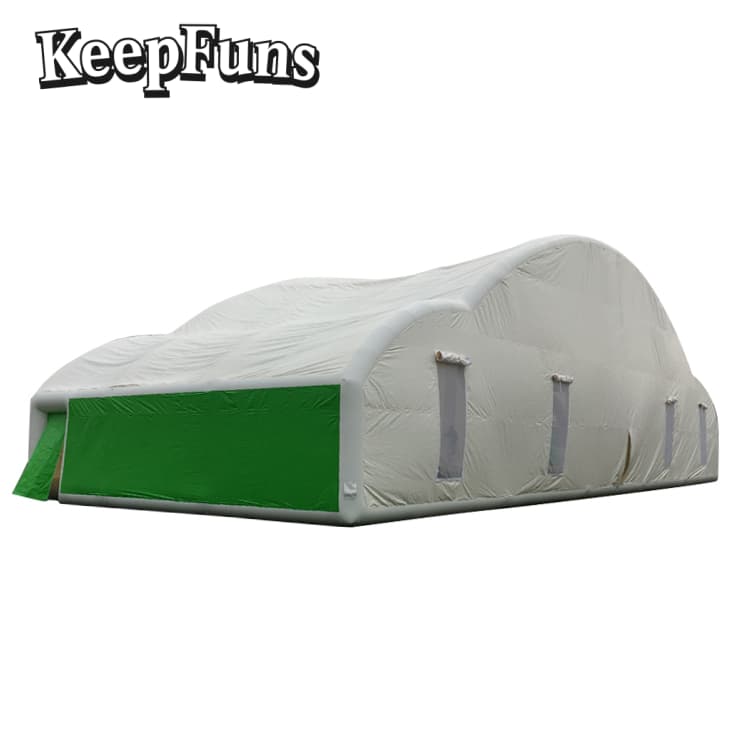 KeepFuns White large inflatable tent, easy to set up, lightweight, sturdy, customizable in size, color and printed content, suitable for wedding parties, gathering parties, night discos, etc.
