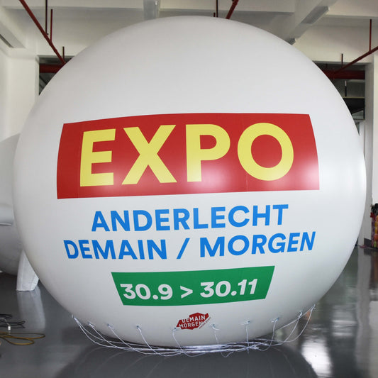 KeepFuns Large exhibition promotion inflatable advertising ball Anderlecht exhibition exclusive inflatable model event date display balloon