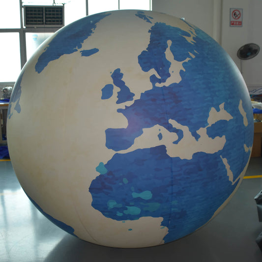 KeepFuns Large inflatable globe advertising model, geographical science display props, commercial activity promotion balloon