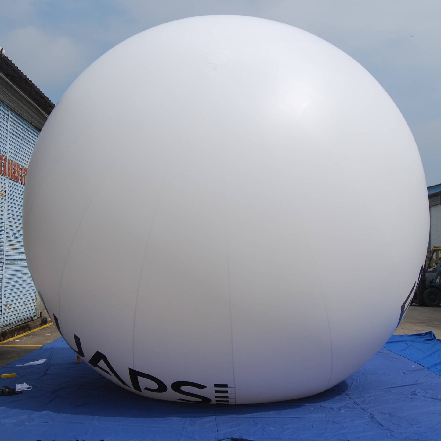 KeepFuns Large white inflatable advertising ball, brand promotion giant inflatable model, outdoor exhibition promotion prop ball