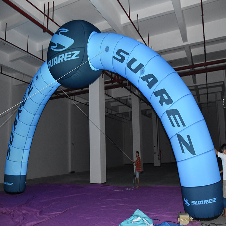 KeepFuns Luminous basketball shaped special shaped advertising arch Sports brand event inflatable arch Luminous event promotion arch Customized brand logo arch
