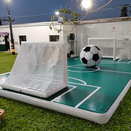 KeepFuns Mini Inflatable Football Field Children's Outdoor Football Park Parent-child Interactive Portable Inflatable Sports Facilities