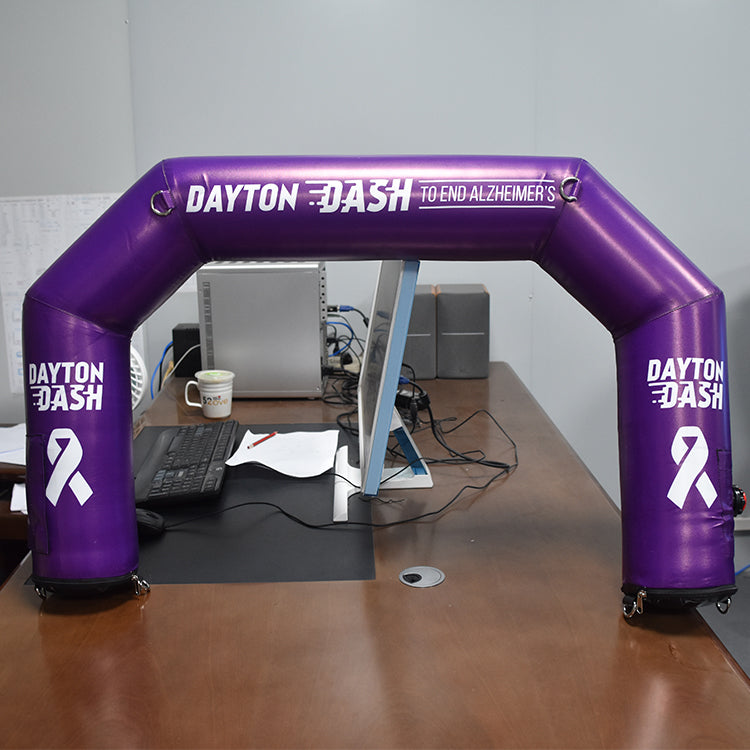 KeepFuns Multi-color bevel inflatable advertising arch Outdoor event arch Customized event logo arch Children and adult competition arch