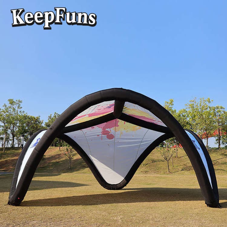 KeepFuns multi-leg inflatable tent, which can be customized in size and logo, inflates quickly. It is suitable for advertising, outdoor events, camping dinners, etc.