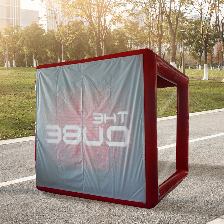 Outdoor inflatable cube check-in tent single-layer frame activity promotion props creative advertising display tent