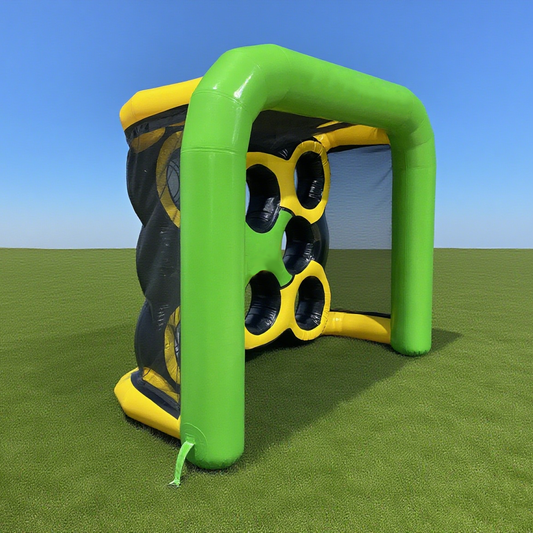 KeepFuns Outdoor inflatable target game props yellow green blue color matching Sports Games inflatable target interactive entertainment equipment