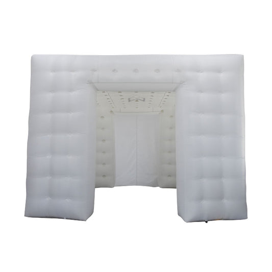 Pure white inflatable tent, activity layout, punch card inflatable model, outdoor portable photography background tent