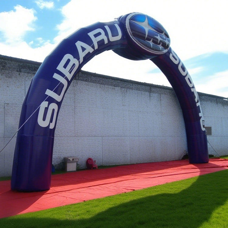 KeepFuns Purple brand customized inflatable semicircular arch activity arch outdoor car show publicity arch corporate LOGO advertising arch