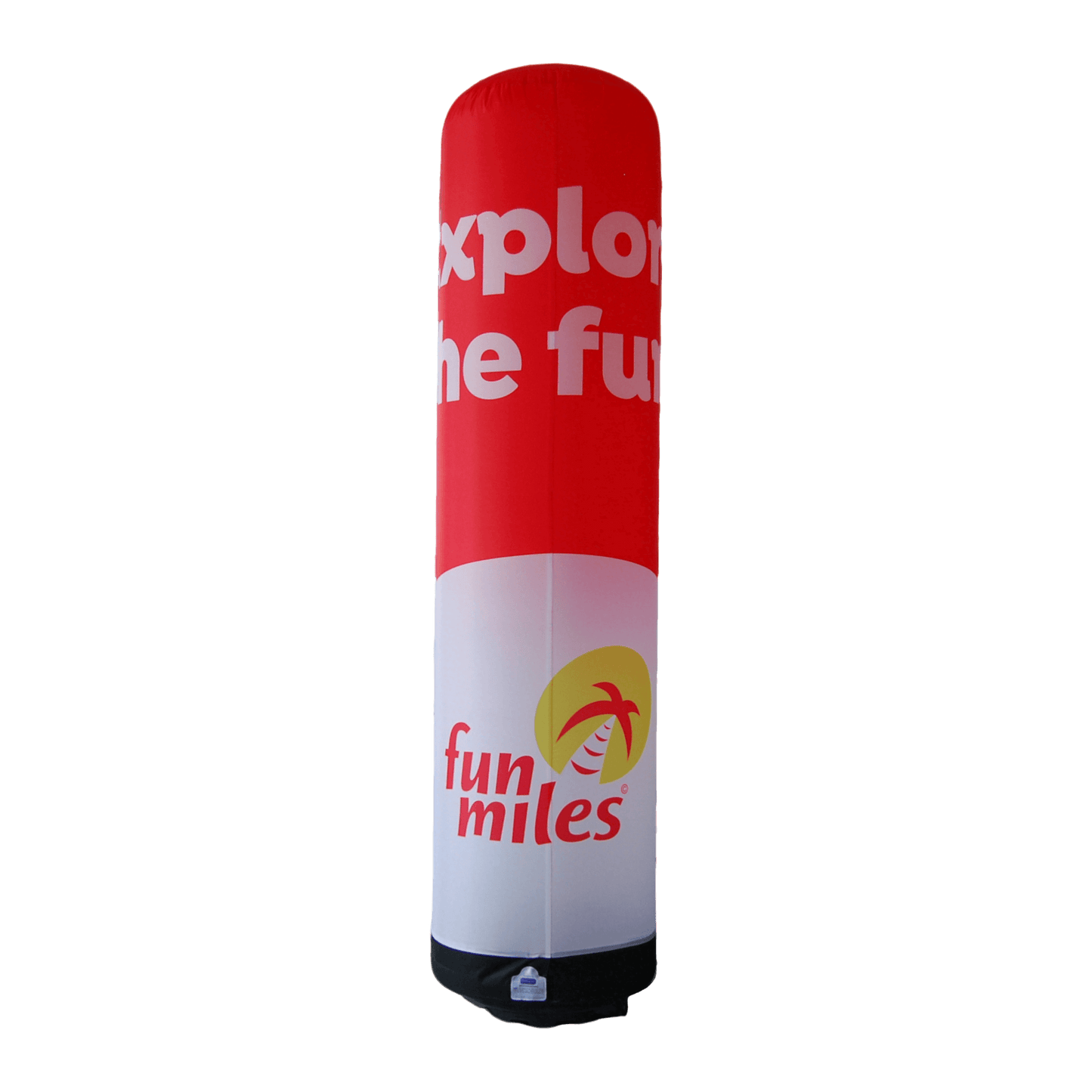 KeepFuns Red and white color matching inflatable lamp post advertising luminous column activity decoration LED inflatable display props