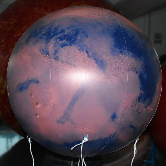 KeepFuns Simulated Mars inflatable advertising ball, astronomy science exhibition inflatable model, commercial activity planet theme decoration props