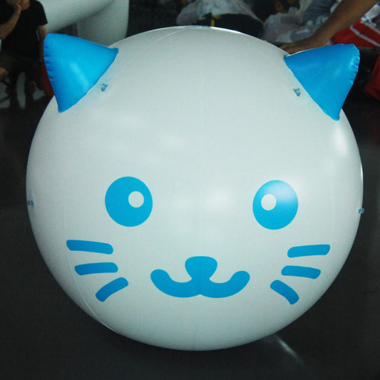 KeepFuns Super cute cartoon cat shaped inflatable advertising ball event promotion decoration inflatable model children's theme scene props